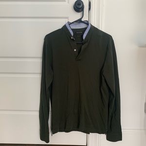 Men’s long sleeve button up - henley
